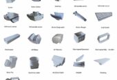 6″ and 5.2″ UPVC GUTTERS AND ACCESSORIES FOR SALE